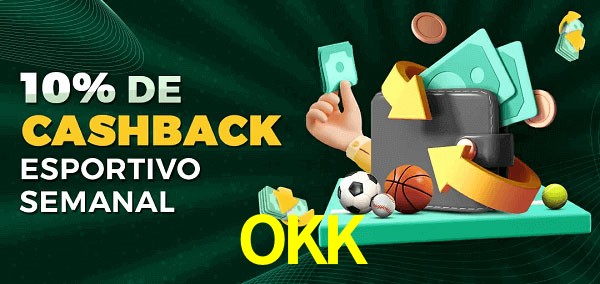 10% de bônus de cashback na OKK
